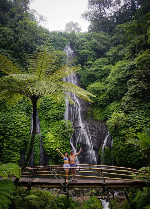 Banyumala Twin Waterfall in North Bali