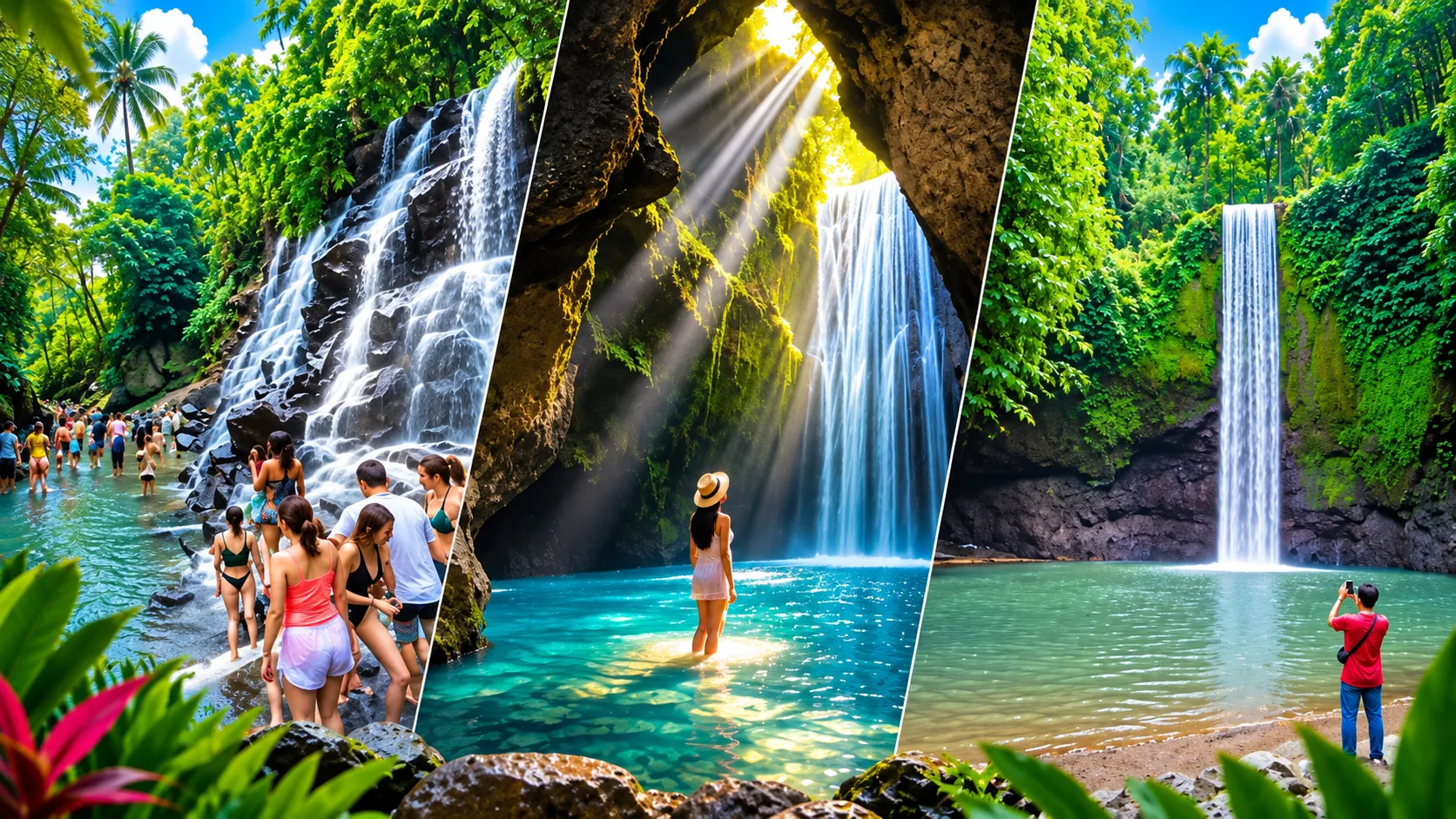 Ubud Waterfall Private Tour to Tibumana, Kanto Lampo and Tukad Cepung